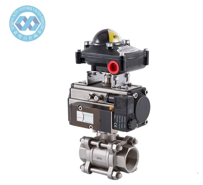 Pneumatic 3PC stainless steel ball valve-1_ Pneumatic 3PC stainless steel ball valve-1_