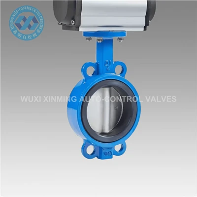 Ανοξείδωτο χάλυβα SS 304 316 L Pneumatic Butterfly Valve Butterfly Valve